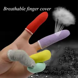 10PCS Breathable Finger Covers Household Garden Picking Finger Cover Cotton Finger Cots Elastic Fingertips Protector Gloves