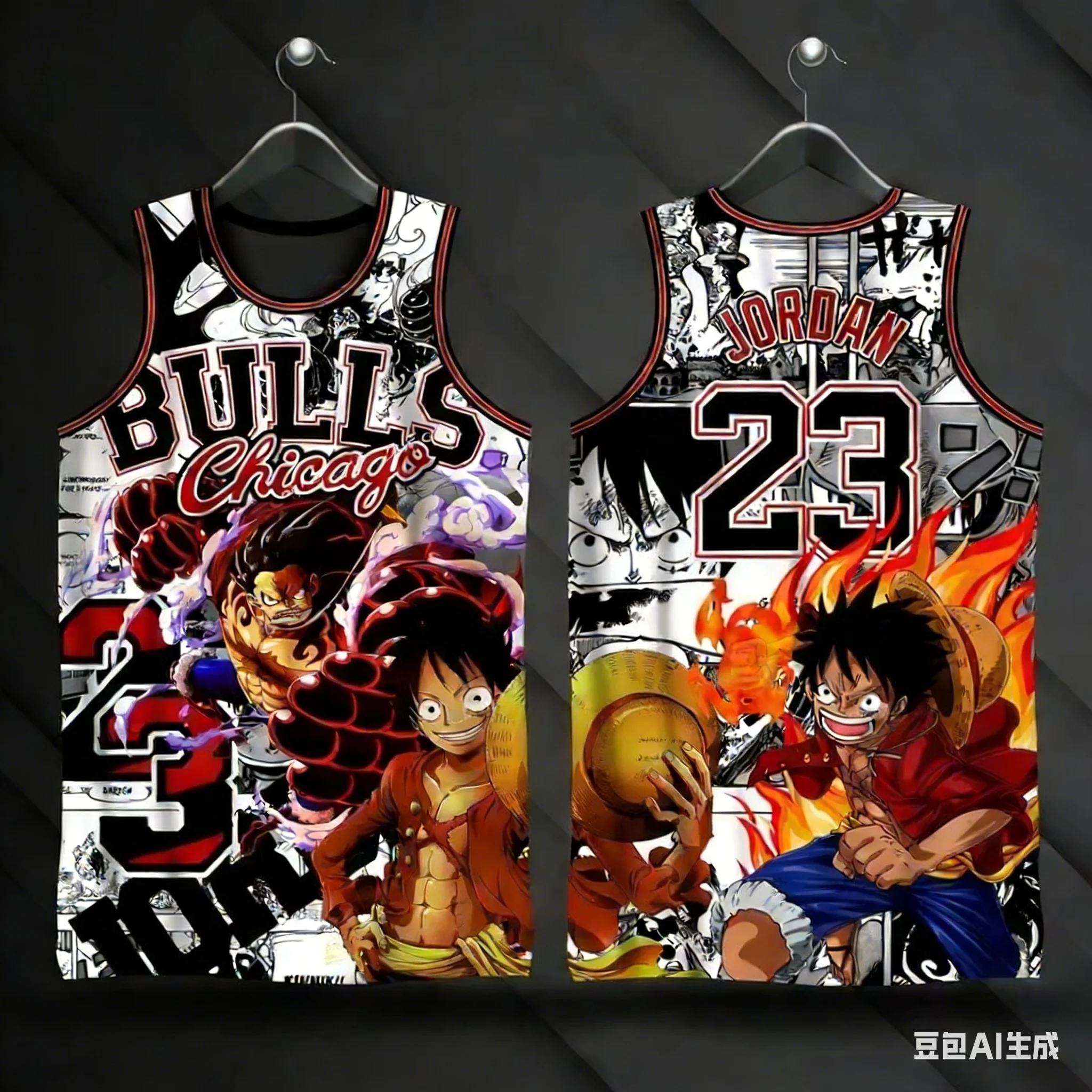 Nuevo Diseño Especial de Anime One Piece 2026 Giannis Antetokounmpo # 34 Camiseta de baloncesto Ropa deportiva de baloncesto para niños Chaleco informal para hombre