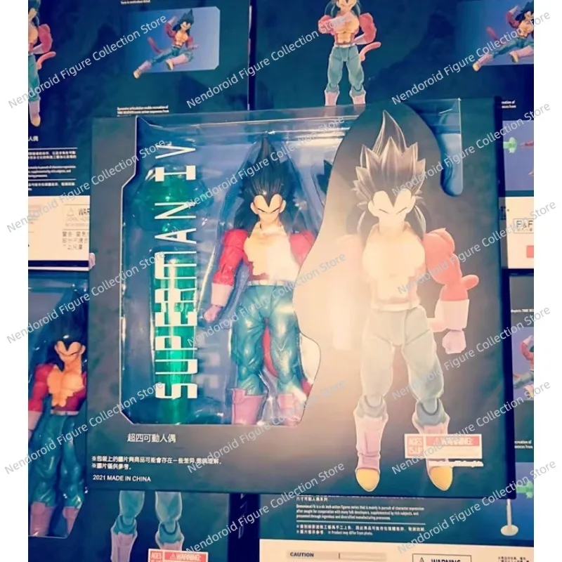 

In Stock Dragon Ball GT Shf Super 4 Super Four Vegeta, Movable Figure Toy, Movable Doll Collection Gift
