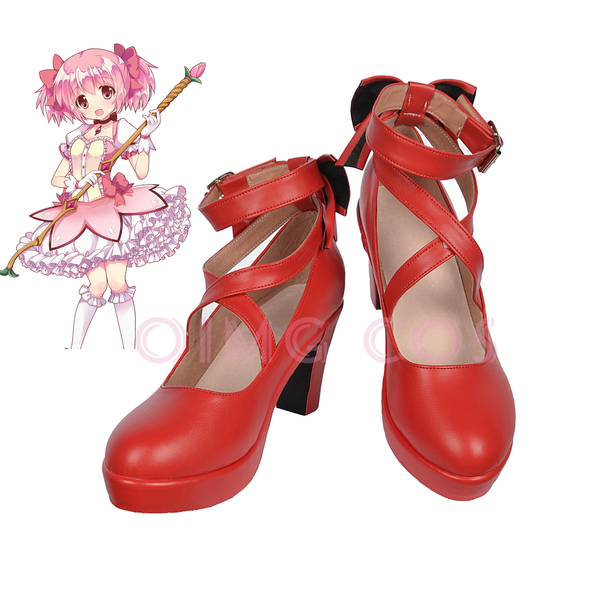 Puella Magi Madoka Magica Kaname Madoka Cosplay Shoes Anime Role playing props Chinese Style Halloween for men Game