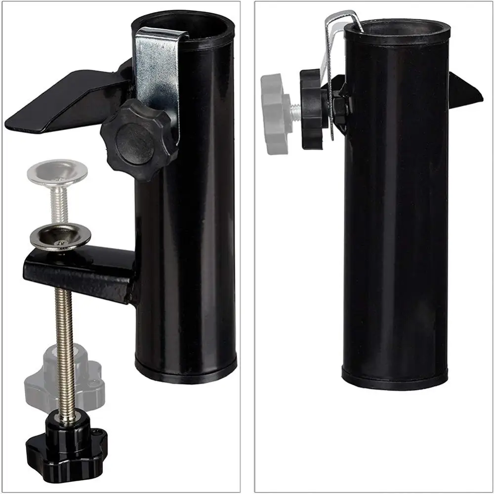 Umbrella Parasol Holder for Square Balcony Railing Patio Support Stand Bracket