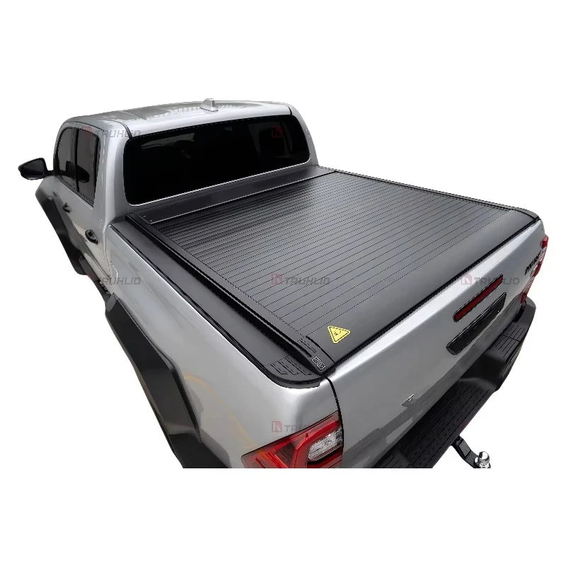 

Electrically Operated Retractable Bed Tonneau Cover for Hilux Vigo Revo Adventure Double Cab Waterproof Locking