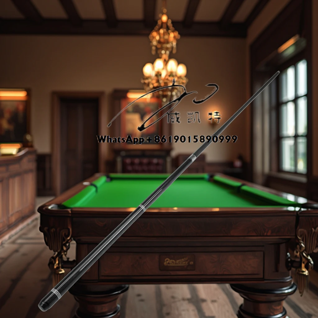 

Professional Competition Grade American Style 1/2 Split Billiard Cue Big Head Cue Black Technology Carbon Fiber Pool Cue