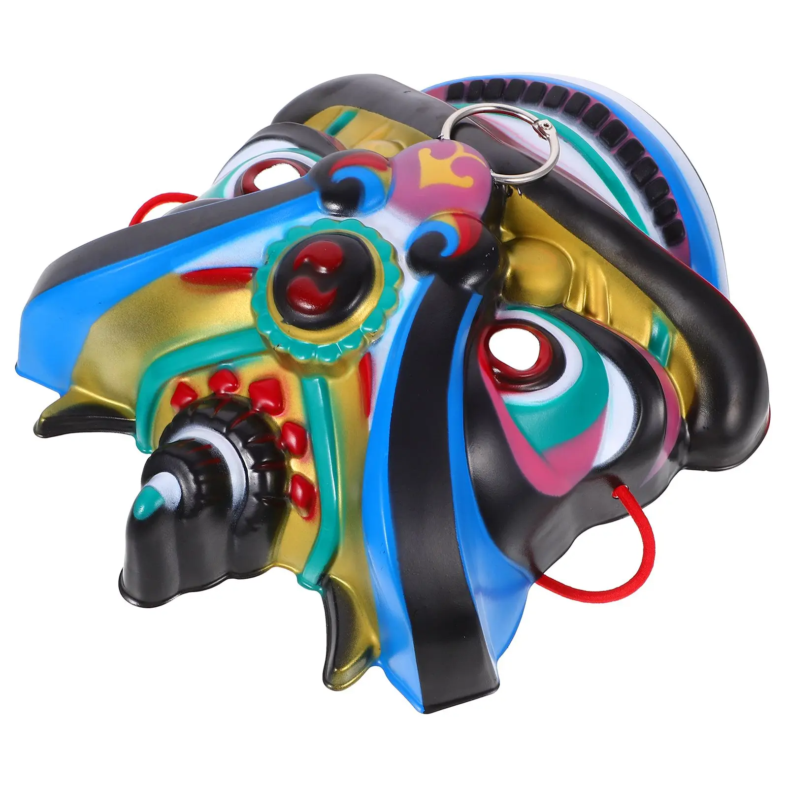 Mask Plastic Chinese Style Handmade Dancing Masks for Party Stage Lightweight Oriental