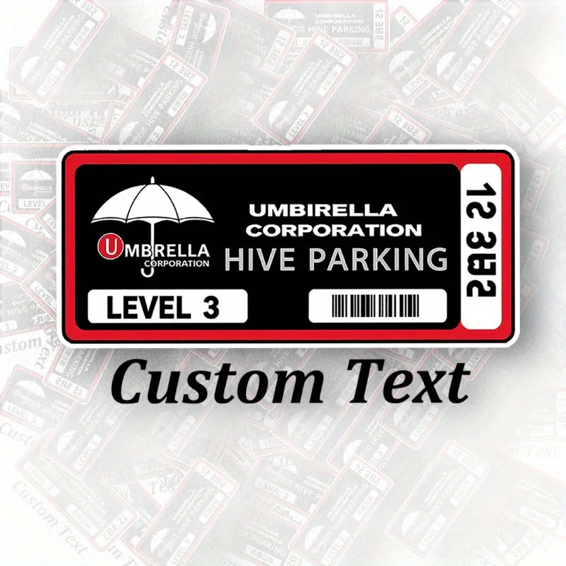 

Наклейки на заказ: Символ зонта, Символ сот, Парковка, Уровень 3, Дизайн штрихкода, Красно-черные виниловые наклейки - Туалет