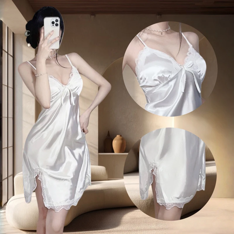 Женская сексуальная ночная рубашка для флирта, комплект нижнего белья для ролевых игр и искушения, один размер, подарок на день рождения