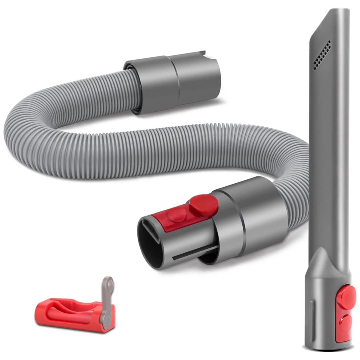 Herramienta para rincones N09R + Kit de manguera de extensión Flexible para Dyson V15 V12 V8 V11 V10 V7, accesorio de vacío inalámbrico de detección absoluta