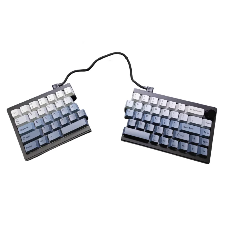 

Split65 Split Mechanical Keyboard Tri-Mode 68 Keys RGB 65% Layout Hot Plug QMK/VIA Office Gaming Mechanical Keyboard Laptop
