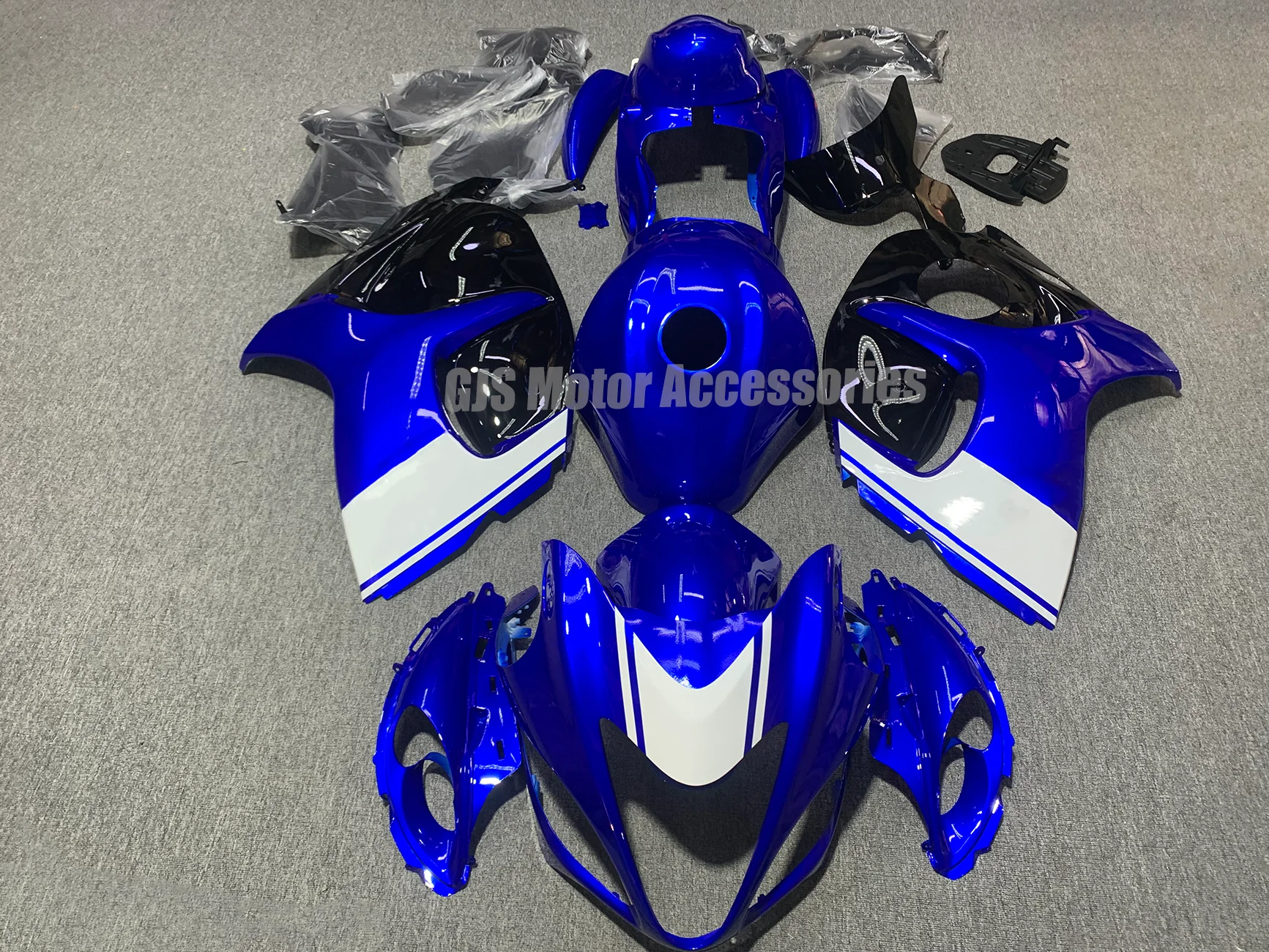 

Advanced Fairings Kit for SUZUKI Hayabusa GSXR1300 2008 2009 2010 2012 2015 2020 08-20 Injection Blue White Bodywork Set