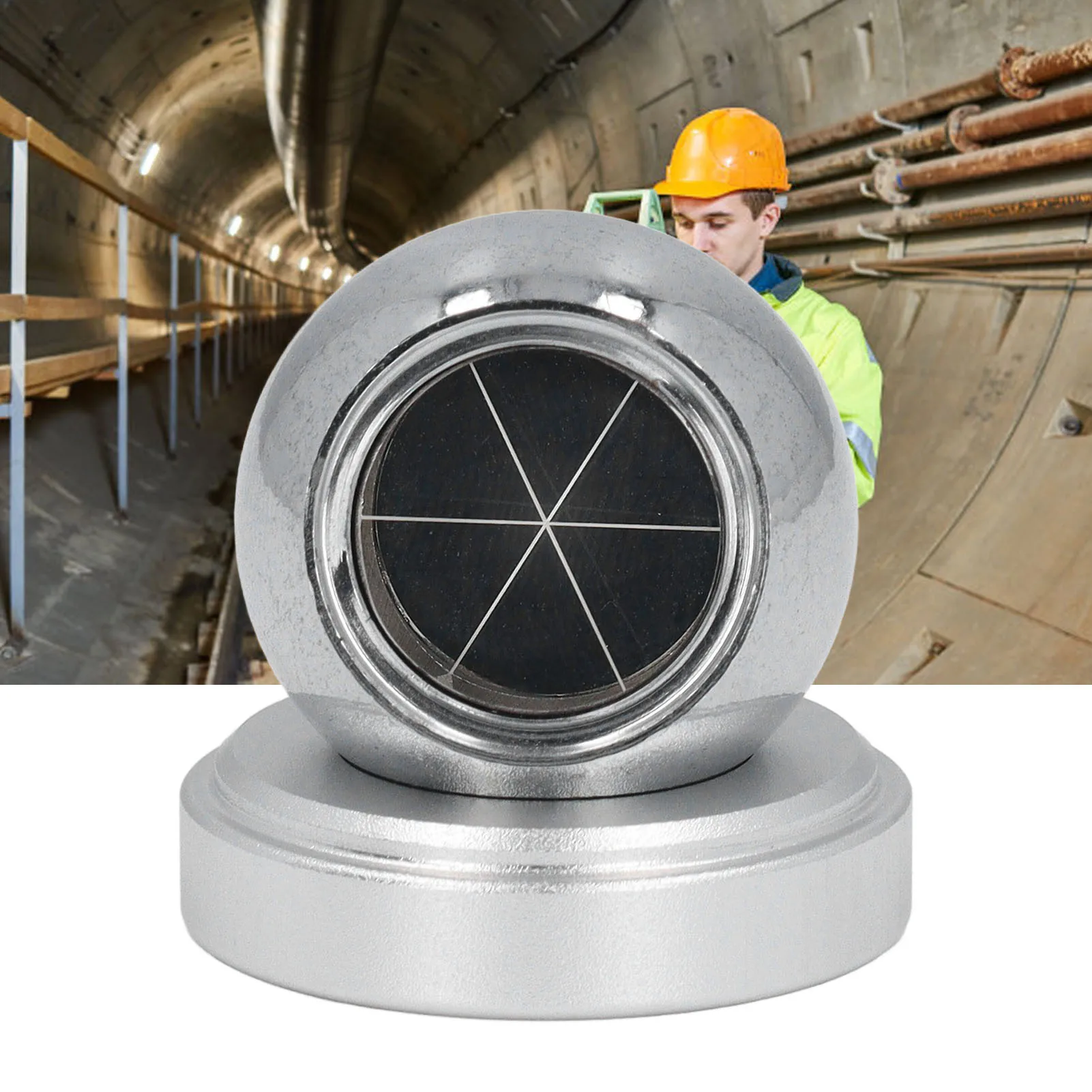 Total Station Spherical Prism Compact Total Station Ball Prism Multifunctional for High Speed Rail Shipbuilding Measurements
