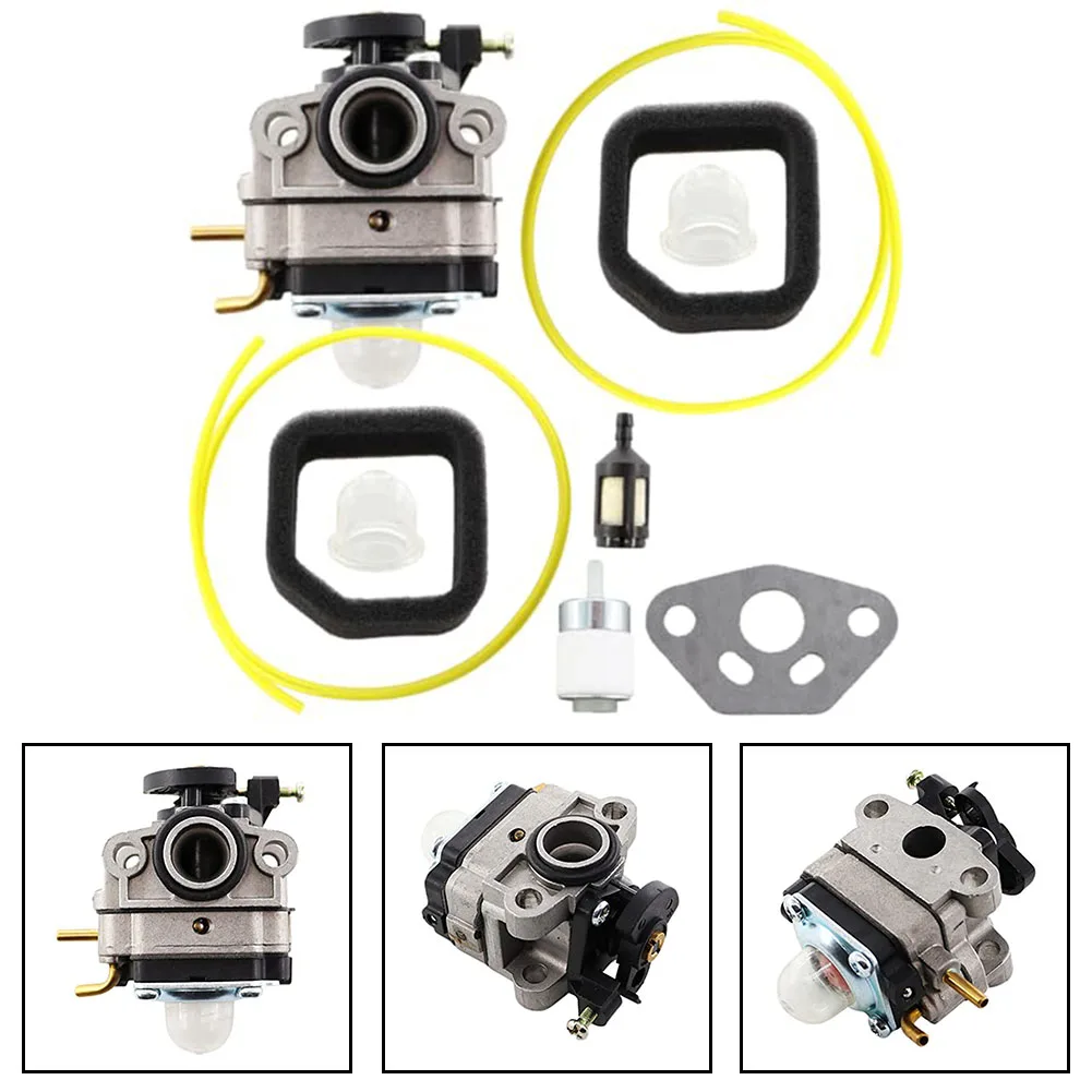 

Carburetor With Gasket Parts For Hyper Tough HY26SST HY26SSTVNM 26cc For Black Max BM25CSAC BM25SSAC 25cc 2 Cycle Gas Trimmer