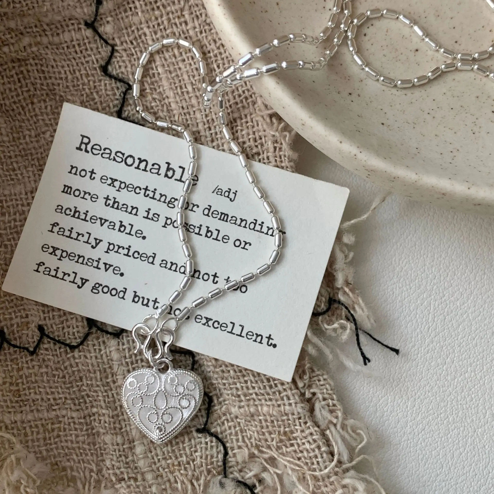 

CHOZON S925 однотонное серебряное кружевное ожерелье с подвеской в виде сердца, французское романтическое оптовое изящное многослойное ювелирное изделие для женщин