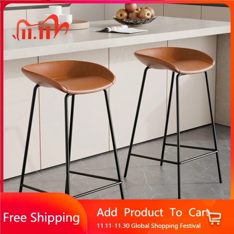 

Apartment Shaped Bar Stools Nordic Butterfly Italian Light Luxury Bedrooms Library Bar Stools Designer Luxury Muebles Furniture