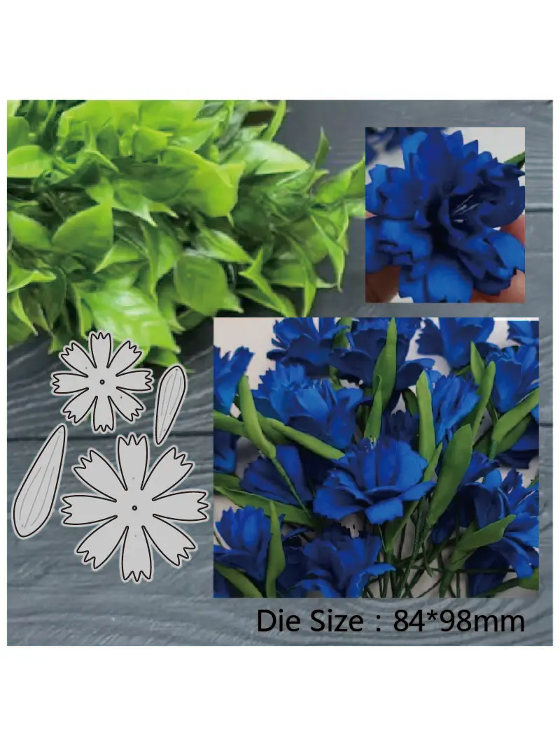 Floral leaves frame Metal Cutting Layering Die Scrapbook Die Photo Album Decor DIY Card Craft 2022 New