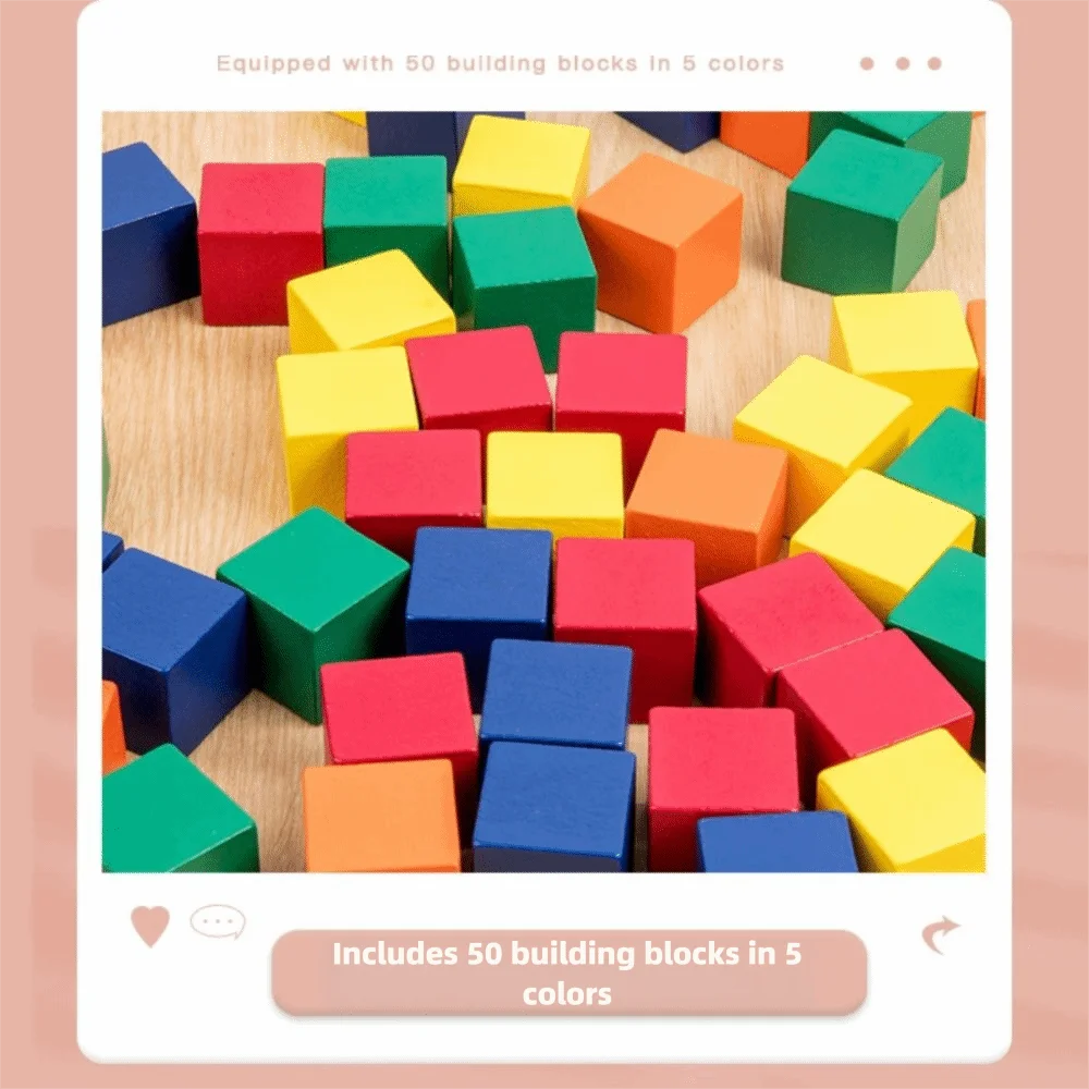 ボックス脳開発クリエイティブ木製パズルキューブ形状ポータブルキューブブロックおもちゃ楽しい三次元おもちゃ子供の遊び
