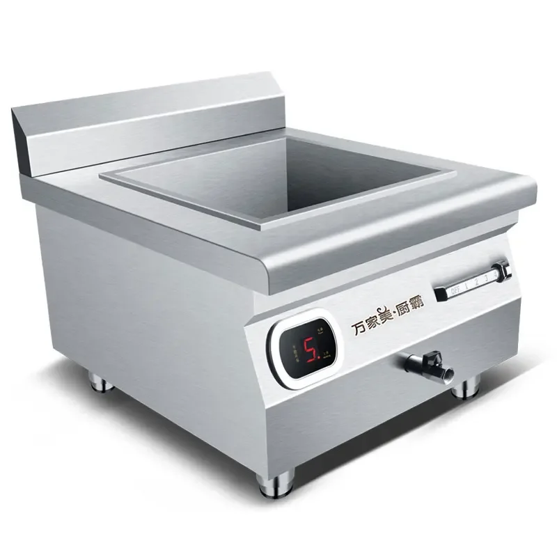 Commercial Electromagnetic Frying Stove 6000W French Fries Chicken Chop Oden Fritters Noodle Machine Cooking Appliances