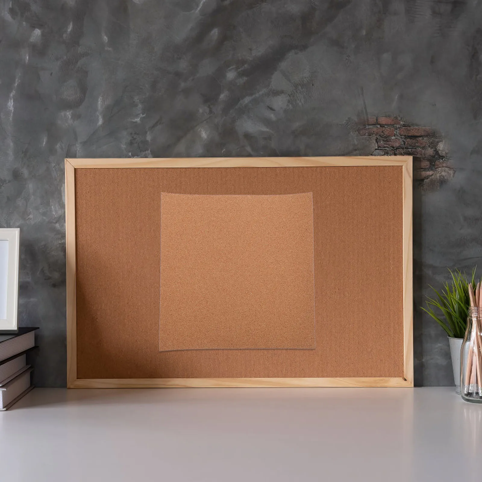 5 قطعة بلاط لوحة الفلين الناعمة ذاتية اللصق لمكتب صور جدار مذكرة مجلس بلاط نشرة صغيرة لوحات الفلين للجدران #1