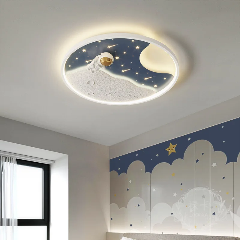 Imagem -05 - Desenhos Animados Led Teto Lâmpada para o Quarto das Crianças Quarto Vivendo Jantar Corredor Decoração de Casa Lustre Iluminação Luminária Brilho