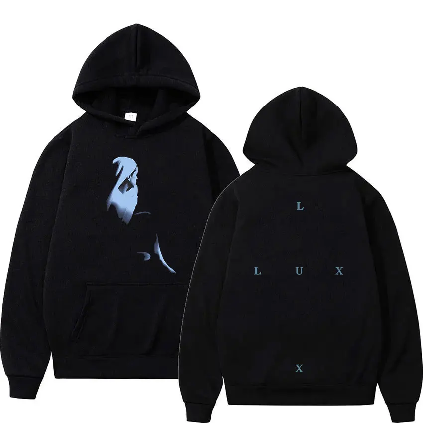 Rapper rosalia lux tour álbum 2025 novo moletom com capuz unissex roupas vintage harajuku moletom inverno solto oversized com capuz streetwear