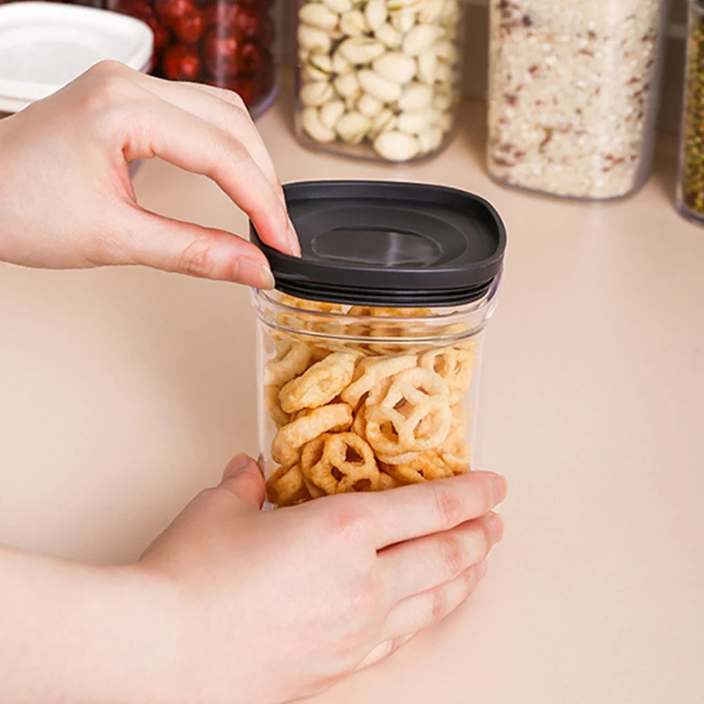 

2Pcs 520ml Food Storage Jars Containers Dry Goods Kitchen Organization Wide Mouth Easy Access Sealed Protection Nuts