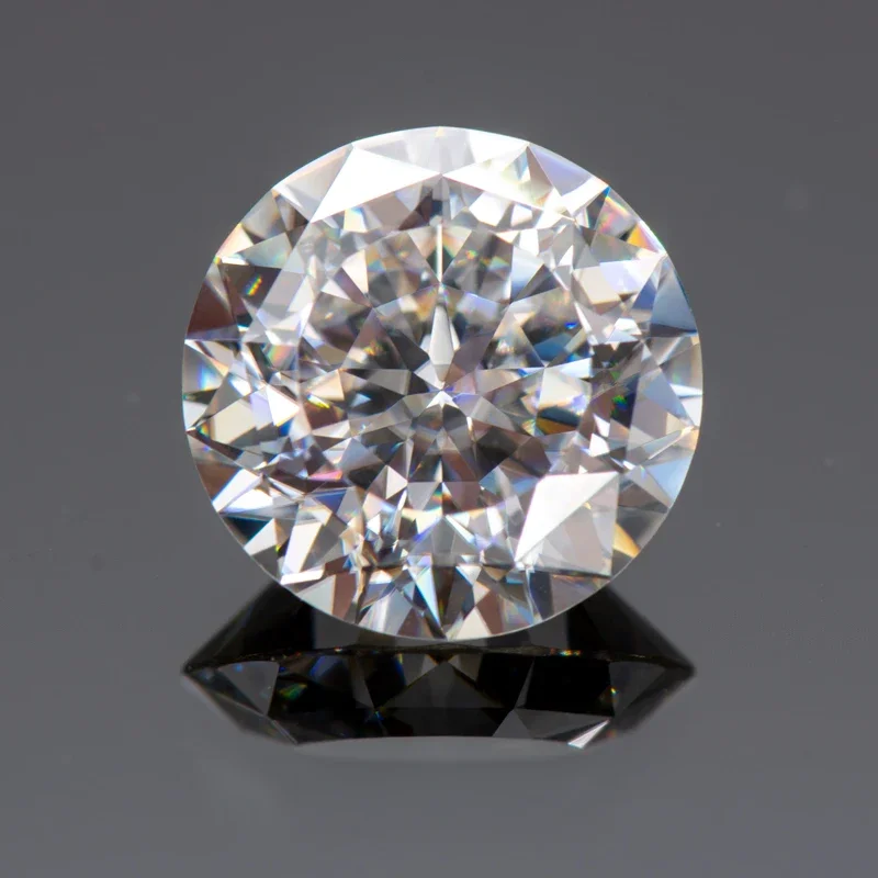 Moissanite Round Shape Special Cutting D Color Vvs1 Multiple Cutting Available DIY Charms Jewelry Making Materials Certificate