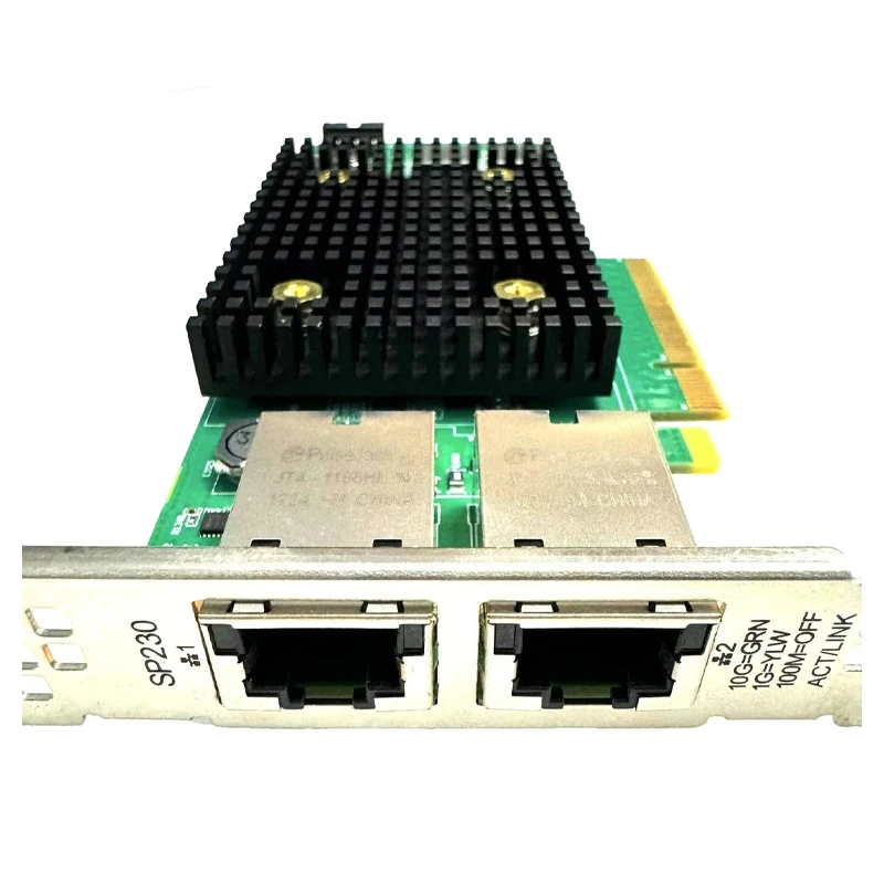 Huawei sp230 para intel x540 10g chipset pcie x8 duplo cobre rj45 10gbps porta placa de rede ethernet compatível PCIE-x8 PCIE-X16
