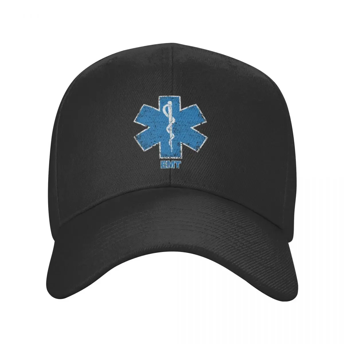 Punk Emt Star Of Life Baseball Cap for Women Men Breathable Paramedic Medic Ambulance Dad Hat Sun Protection