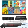 Hhdmi-互換性のあるkvmマルチビューアースイッチ、マルチビューアー、ir付きのシームレスなスイッチャー、クアッドスクリーン、8 in 1、1080p、4k 5