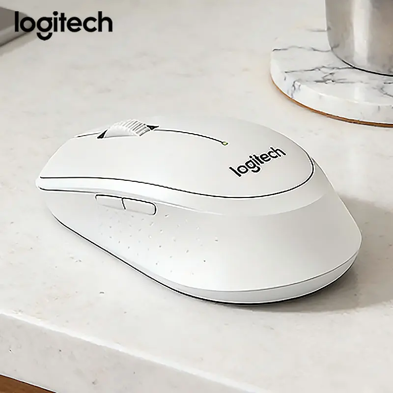 

Бесшумная офисная мышь Logitech M330 с высокой точностью, Bluetooth и 2.4G, совместимая с несколькими устройствами, идеальна для офиса и дома