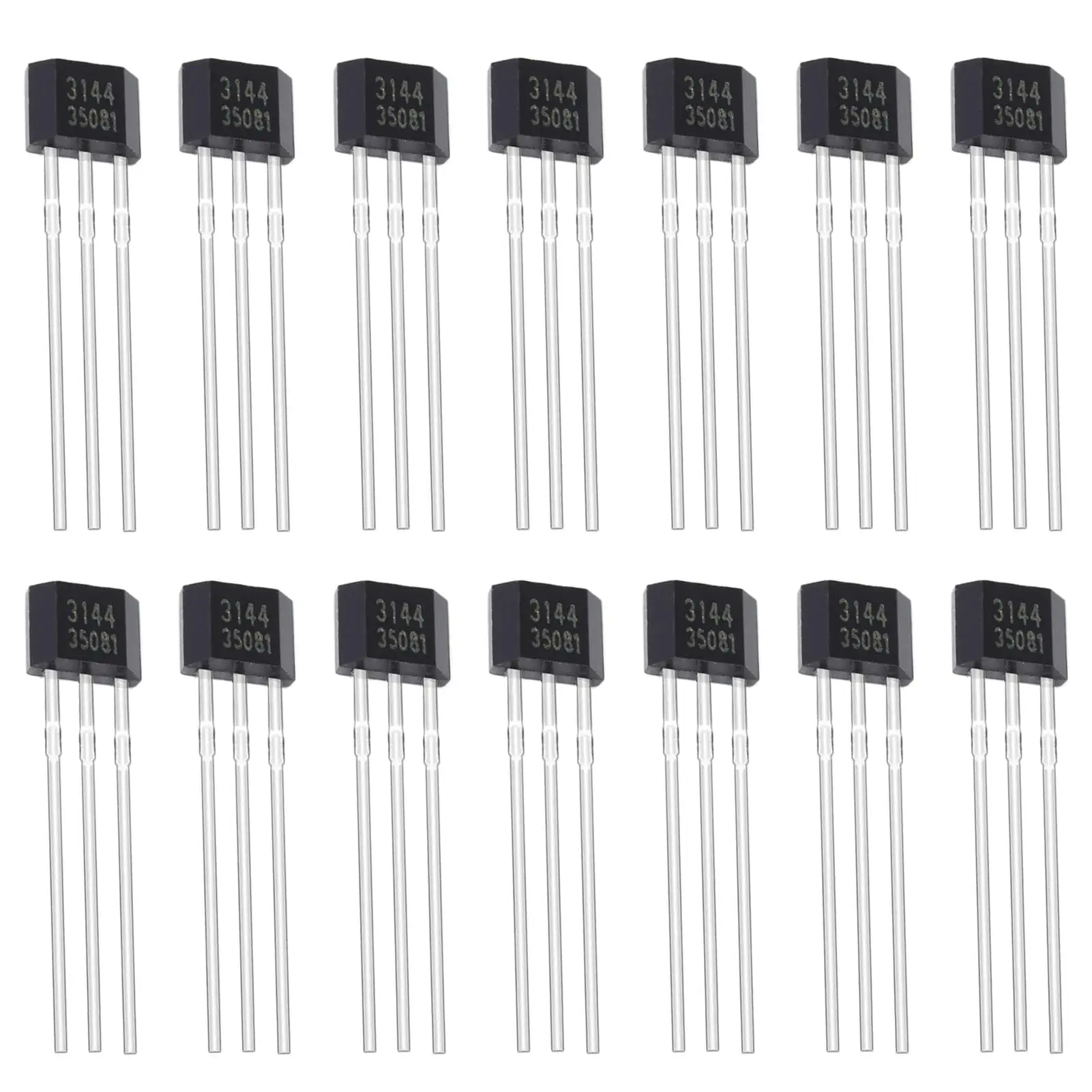 10 Uds ~ 100 Uds A3144 3144 Sensor de efecto Hall OH3144 AH3144E Detector magnético de 3 pines