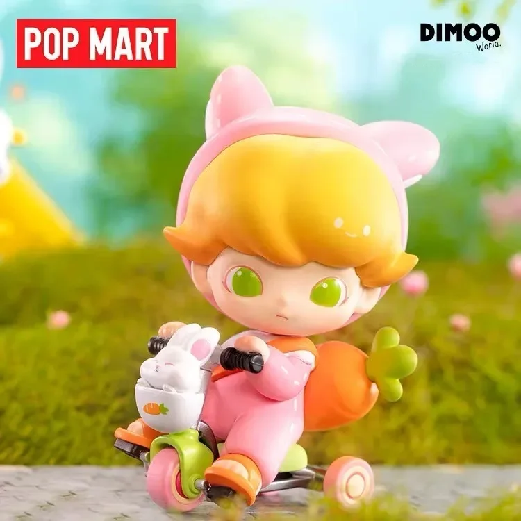 Popmart Dimoo Pet Vakantie Serie Blind Box Speelgoed Kawaii Anime Action Figure Desktop Decoratie Verrassing Mystery Box Blind Bag