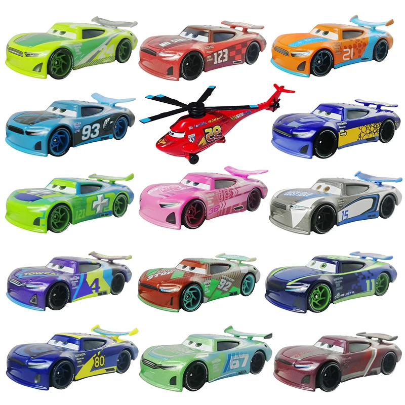 

Disney Pixar Cars 2 3 Toy Lightning McQueen Doc Hudson Chick Hicks King airplane mini car Model Original dinoco Gift for Boy Kid