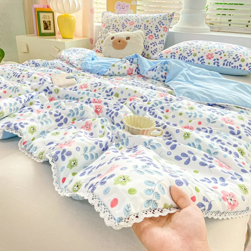 

New Skin-Friendly Washed Cotton Single Summer Quilt