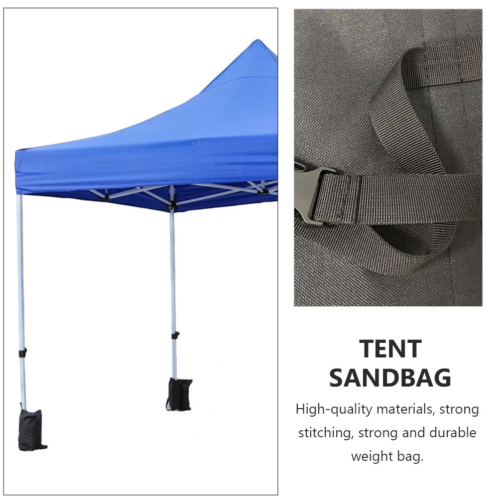 4 قطعة كيس الرمل يندبروف للخيمة الخارجية الوزن حقيبة الثقيلة المحمولة الثابتة الرمل التخييم الشاطئ المظلة كيس التخزين وشملت