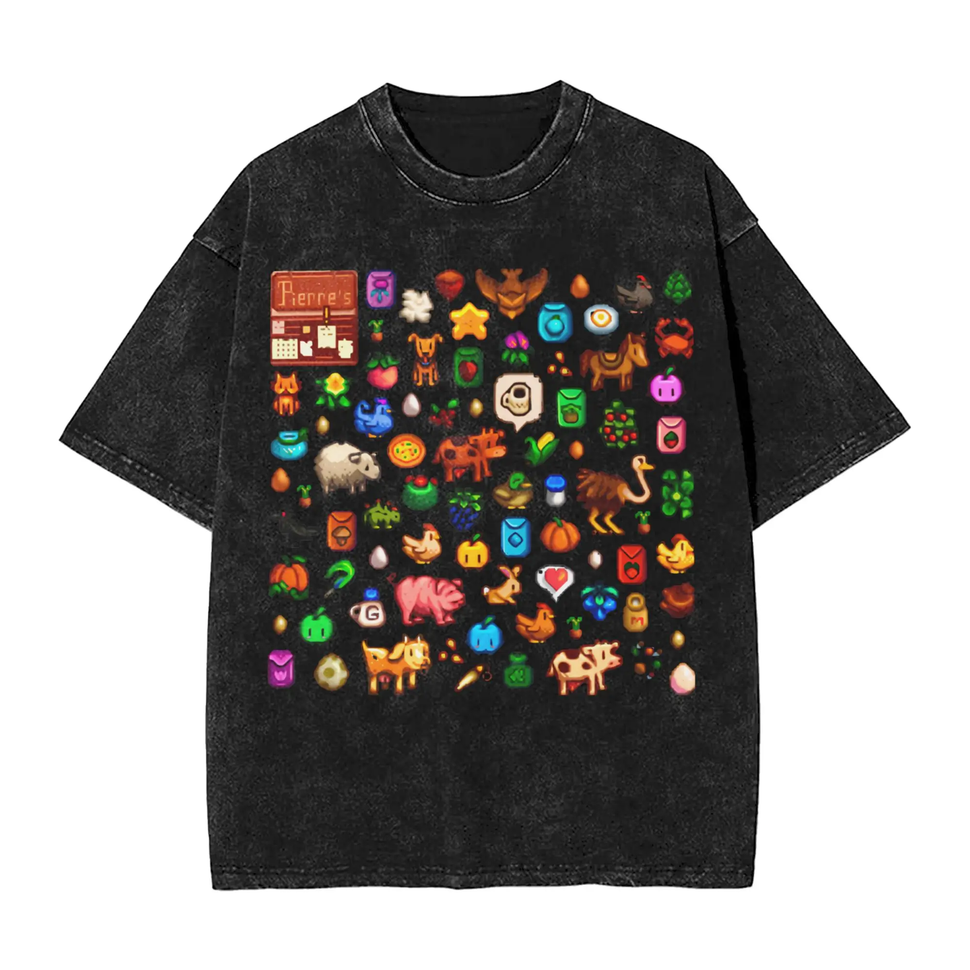 Stardew Valley - Hounds of Tindalos T-Shirts Men 100% Cotton Tee Shirt Round Collar Short Sleeve T Shirt Gift Idea Clothing,