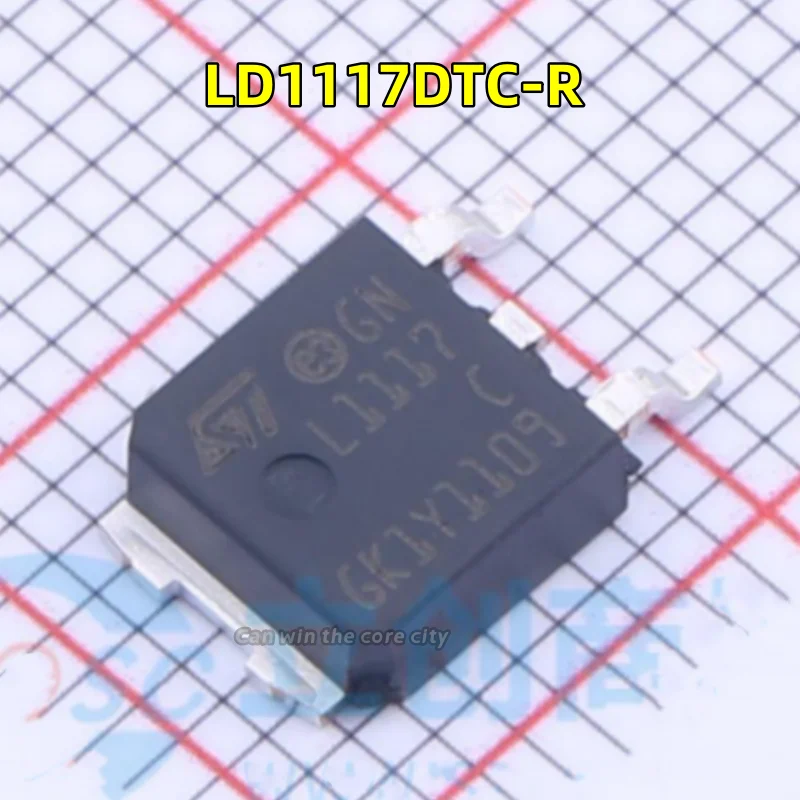 

1-100 PCS/LOT Linear voltage regulator (LDO) LD1117DTC-R LD1117DTC screen printing L1117 TO-252-3 brand new original
