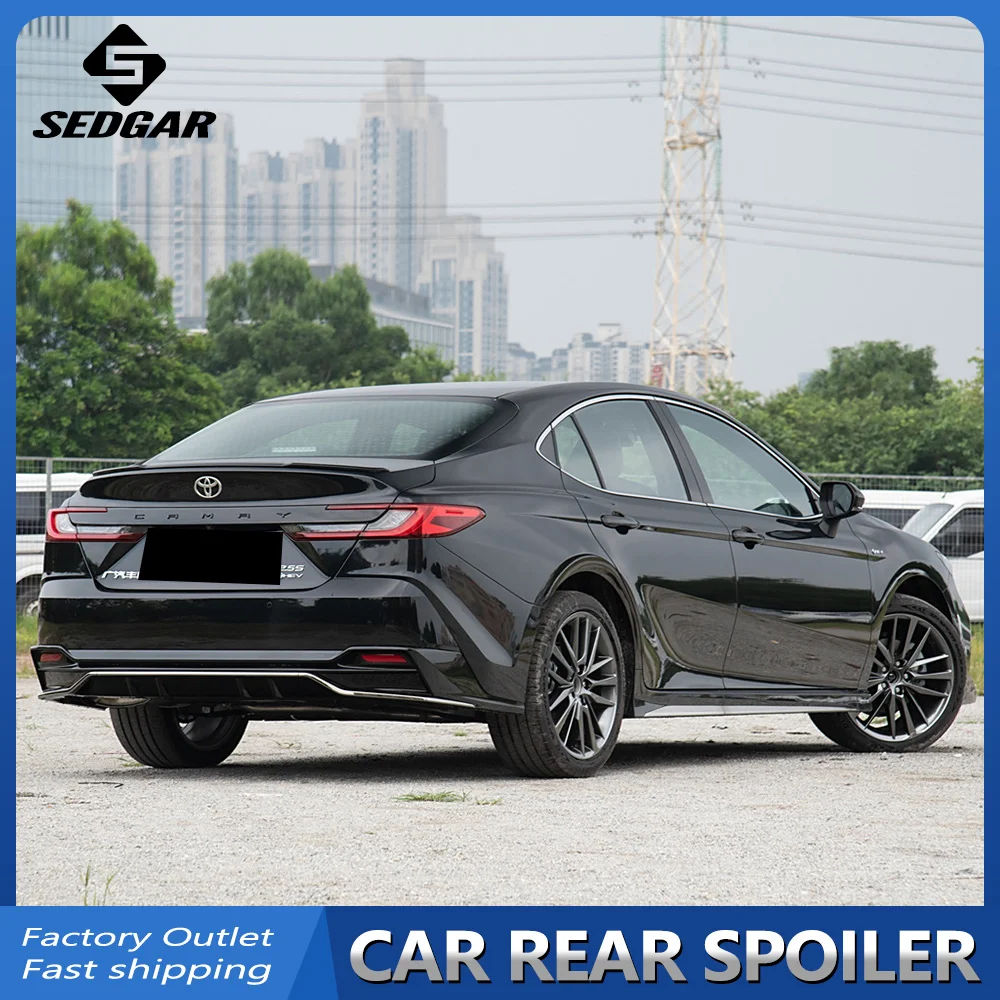 For 2024 2025 Toyota Camry GEN 9 Original Premium Style High Quality ABS Plastic Unpainted Rear Spoiler Trunk Boot Wing Spoiler