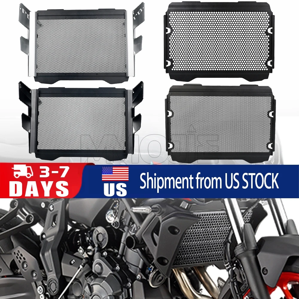 

Motorcycle Accessories Radiator Grille Guard Cover Protection Protetor Fit For Yamaha MT-07 FZ-07 MT07 FZ07 2018 2019 2020 2021