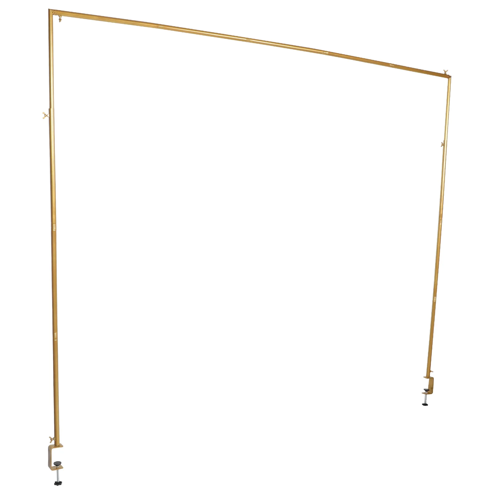 

Adjustable Desk Table Arch Stand Multifunctional Rod Holder Over Table Storage Organizer Bag Hanger Clamp on Desk Shelf