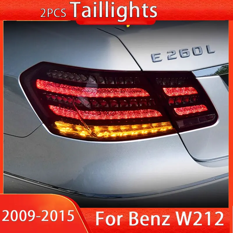 

Car Taillights For Benz W212 E- Class 2009-2015 Taillight LED Taillight Assembly Flow Rear Tail Light Turn Dynamic DRL