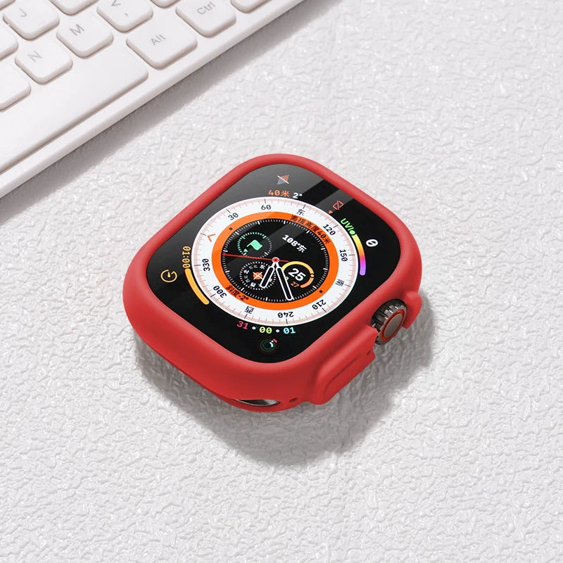 Weiche Silikonhülle für Apple Watch Ultra 4 3 49mm Zubehör Rundum-Schutzabdeckung iWatch Armband Ultra 4 Ultra3 49 mm – Detail 11
