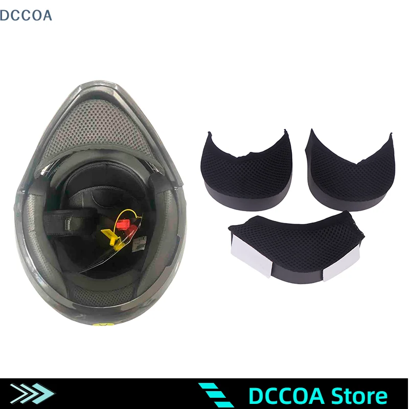 1Pcs Universal Noise-reducing Flip-up/Full/Scorpion Helmet Chin Rest Windshield Cloth Kuqibao VGV Modified Accessories