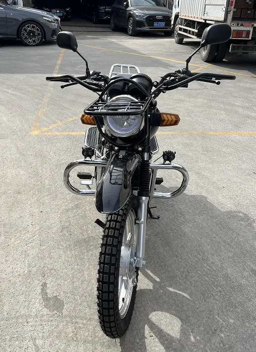 Lifan Haojue Chinese Cheap 100 Cc 110cc 125cc 150cc 200cc Motorbike Two Seats 4 Stroke Motorcycle with Motorcycle Frame