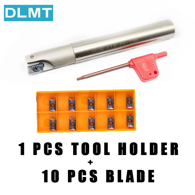 BAP300R APMT1135 CNC Milling Cutter – Indexable Carbide Insert End Mill Holder C10/C12/C14/C16/C20 for Rough Machining & Metal Cutting 2