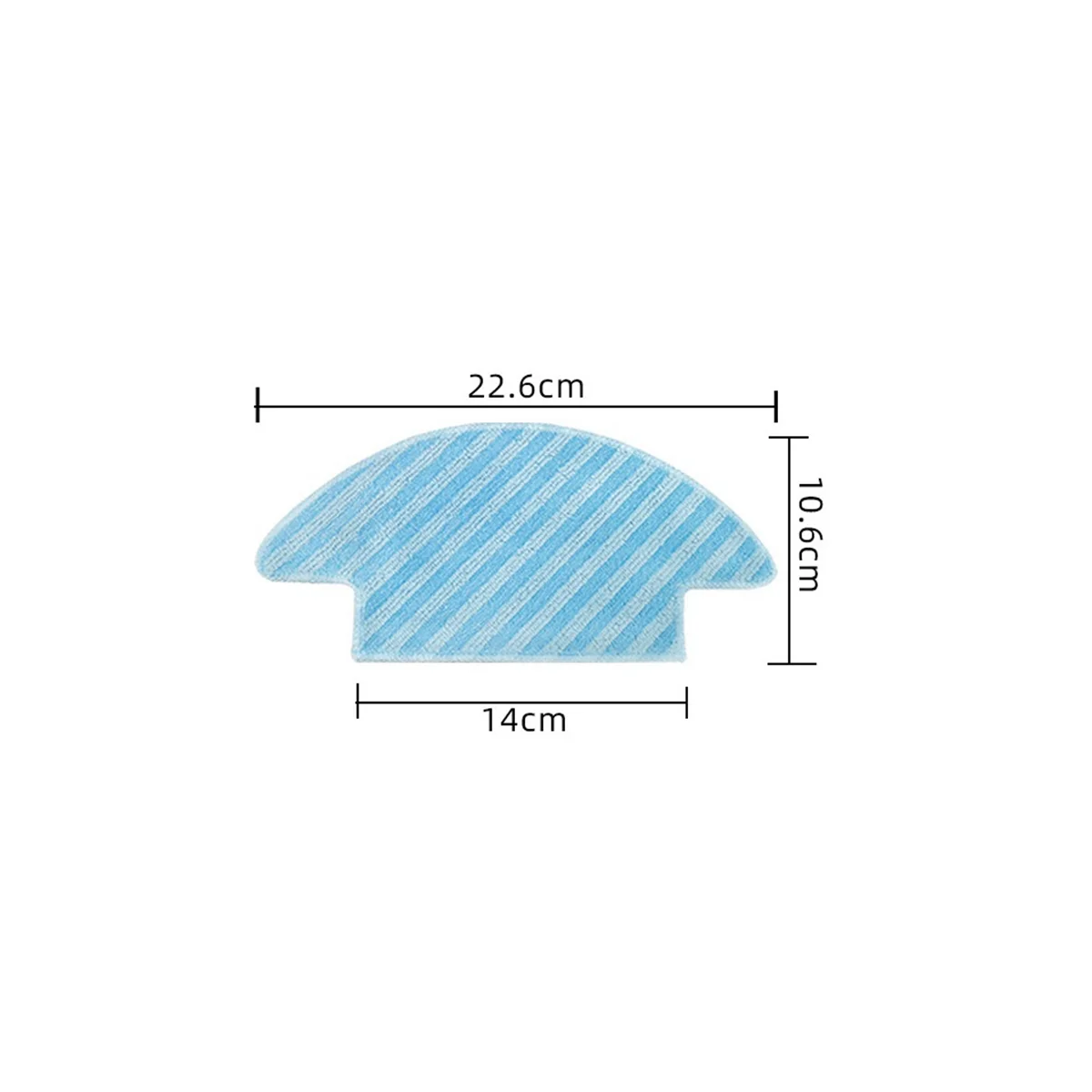 روبوت المكنسة الكهربائية فرشاة جانبية ، فلتر Hepa ، ممسحة خرقة ، اكسسوارات للحياة K2 ، K4 ، M210 ، M210S ، M210B ، M213 ، 6 قطعة
