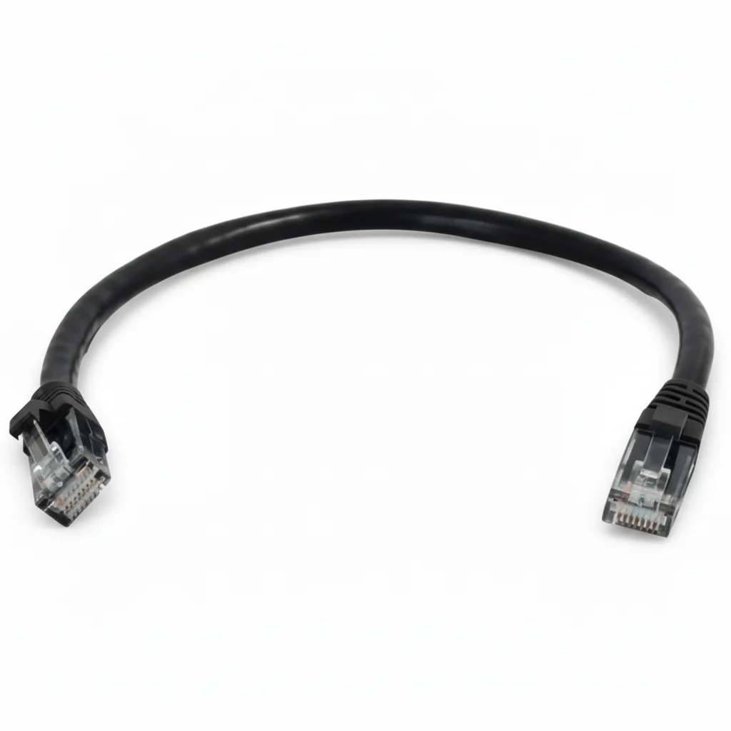 C2G 757120039877 20-feet CAT6 Ethernet Network Patch Cable - Black - Snagless - Unshielded (UTP) - RJ-45 Male to - Used-Like New