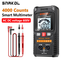 Profesional Digital Multimeter AC DC NCV Smart Multimeters Multimetro Ohm Voltage Meter Auto Range 600V Electrician Tester