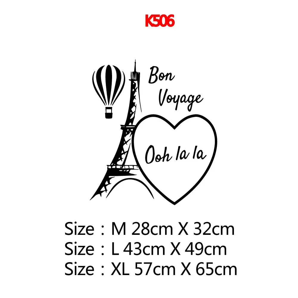 1PC Creative bon voyage Home Decor Vinyl Wall Stickers For Living Room Decor Wall Decal Home Decor
