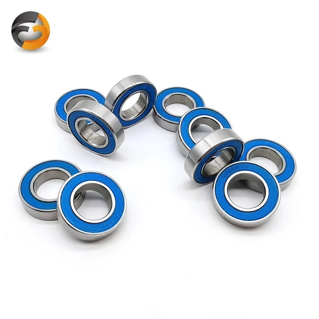 10P MR115RS Ball Bearings 5x11x4 mm ABEC-7 Hobby Electric RC Car Truck MR115 RS 2RS  Bearing MR115-2RS Blue Sealed