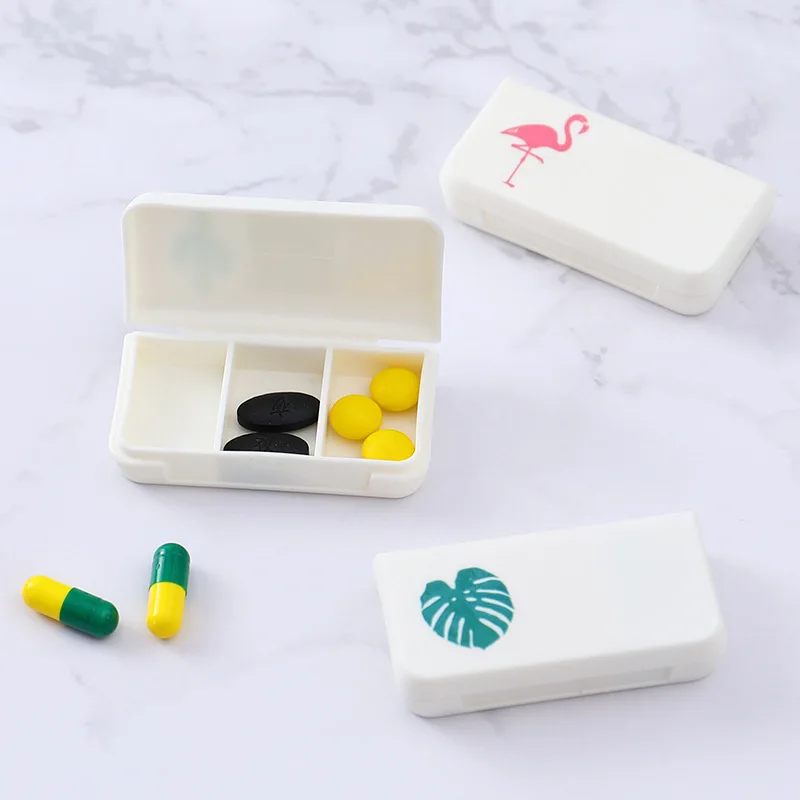 Mini Pill Case Plastic Travel Medicine Box Cute Small Tablet Pill Storage Organizer Box Holderr Case organizer box  plastic box